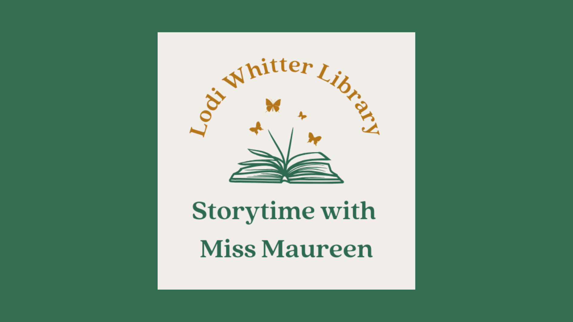 Storytime with Miss Maureen